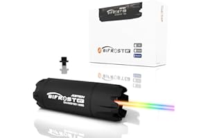 ACETECH Bifrost BT Trace Unit, controlable vía aplicación, efectos flash multicolor (RGB), compatibilidad con BB luminosas, rosca 14 mm CCW, recargable.