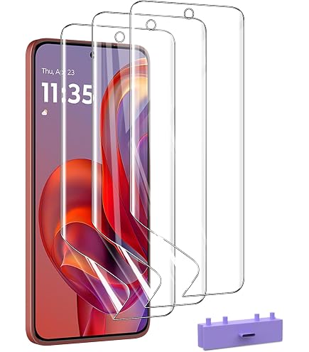 Pellicola In Idrogel [2 Pezzi] Per Motorola Edge 60 – TPU Ultra-sottile 0.15mm, Auto-riparante, Compatibile Con Impronta, Senza Vetro