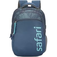 SAFARI 48 cms Blue Laptop/Casual/School/College Backpack with USB Charging (CAMP19CBBLU)