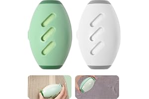 BYTLXM 2 Pièces Rouleau à Peluche Réutilisable, Rouleau Adhésif Lavable, Rouleau Collant en Gel, Mini Rouleau Anti-Peluches Portable, Rouleau Poils Animaux pour Canapés, Tapis, Vêtements et Literie