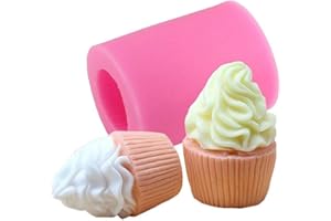 AUSUKY 3D gelato cupcake sapone stampo sapone sapone silicone/candela/polimero argilla/gesso stampo gelato cono delizia