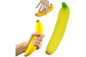 Tobar 30232 Squishy Banan 1 sztuka, żółty, mały