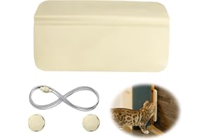 MIMZEMAMZ uvre-Porte Automatique Chiens Chats Animaux Compagnie - Ceinture Porte pour Animaux Compagnie Porte Fermeture & Ouverture automatiques, l'accès Facile Chambre Coucher Salle Bain Toilette