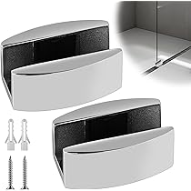 Guida Scorrevole Per Porte In Vetro Senza Telaio - Acciaio Inox 304 Regolabile