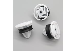 VVO Fasteners- White Plastic Side Door Card & Trim Panel Clips for Vauxhall Vivaro, (Pack of 10)