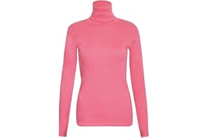 NY Deluxe Edition Kids Girls Rib Polo Neck Top Thick Cotton Turtle Neck Long Sleeve Rib Tops Size 5/6 7/8 9/10 11/12 & 13 Years