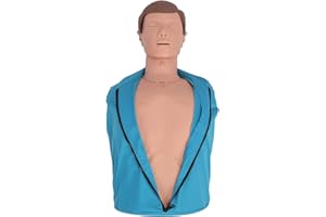 ‎DIOCHE Halbkörper-Trainingsschaufensterpuppe für Herz-Lungen-Wiederbelebung Simulationsmodell mit Lebensechtem Handgefühl Verbesserung der Fähigkeiten Gummimodell für