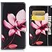 Price comparison product image For Nokia 8 Case, Ougger Premium PU Leather Flip Stand Wallet Cover Protective Soft TPU Bumper Case for Nokia 8 with Credit ID Card Slot Holder, Flower