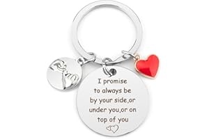 HOOSMOON Valentine Day Gifts for Him Her Valentines Gifts for Boyfriend Girlfriend I Love You Valentines Gifts for Husband Wife Anniversary Wedding Keyring Gifts Birthday Presents for Women Men Couples Gifts