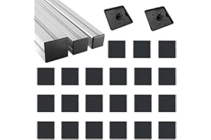 HJYZY 30x30mm plástico ABS accesorios extremo negro para 3030 extrusión de aluminio con perfil 35pcs