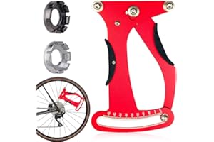 Aoreun Medidor de Tensión de Radios, Tensiómetro de Radios de Bicicleta Bicicleta Radios Tensión Metro Calibración Herramienta para reparación de neumáticos de Bicicleta o corrección