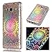 Produktbild TPU Hülle für Samsung Galaxy J7 2016, Silikon Gel Handyhülle Ultra Dünn Case für Samsung Galaxy J7 2016 / J710, Schutzhülle Transparent Hülle Slim Cover Blumen Muster Bling Luxus Cool für Samsung Galaxy J7 2016 / J710, ZCRO Weich Silikon Durchsichtig Crystal Klar TPU Schale Bumper Silikonhülle Flexibel Backcover Etui Tasche Silicone Case Elegant Handy Hüllen für Samsung Galaxy J7 2016 / J710 (Blume Design)