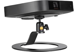VIJIM Supporto per proiettore con supporto compatibile con testa sferica, regolazione angolare, supporto per proiettore da tavolo per Nebula, XGIMI, VANKYO, Epson,