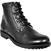 Allen Cooper Genuine Premium Leather Luxury Memory Foam High-Top Boots Shoes For Men(ACCS-824,Black,Size-6,7,8,9,10,11)