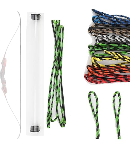 Corde D'arc SHARROW 16 Brins – 68 Ou 70 Pouces, Pour Arc Recourbé, Longbow Ou Traditionnel, 8 Couleurs