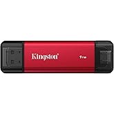 1TB Dual USB-A/C Portable SSD, Up to 1050MB/s USB 3.2 Gen 2 SPSD/1TB