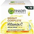 Garnier Skin Naturals Bright Complete Vitamin C Serum Cream with SPF40, Day Cream With SPF40 for Sun Protection and Skin Brightening - Suitable For all Skin Types, 23g