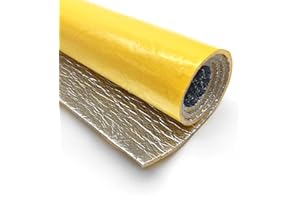 ANTIHUMEDADES Aislante Térmico Reflexivo AUTOADHESIVO (5m x 1,2m) - Fabricado en aluminio 100% - Aislamiento de viviendas, caravanas, furgonetas, radiadores