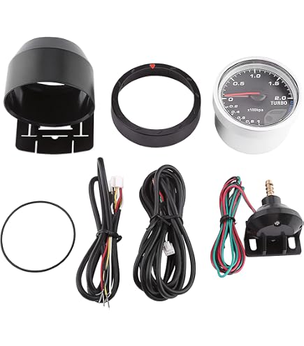Jauge De Pression Turbo AUTO-STYLE 52mm Noir Classique - Pour Amateurs De Tuning