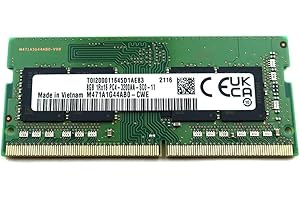 SiQuell Samsung M471A1G44AB0 8GB 1Rx16 DDR4 SO-DIMM PC4-25600 3200MHz 260-Pin Non-ECC CL22 1,2V Laptop M471A1G44AB0-CWE