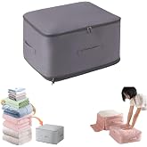 Ultra Space-saving Self-Compressing Organiser 2024 Compressing Bag Large Self-Compressing Movable Organiser Bags for Duvets Clothes Blankets