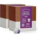 Marca Amazon - Solimo Cápsulas de café Lungo compatibles con Nespresso, 100  cápsulas (2 x 50) - Certificado por Rainforest Alliance : Amazon.es:  Alimentación y bebidas