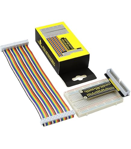Carte D'Extension GPIO Pour Raspberry Pi - Breakout + Câble Ruban 40 Broches - Compatible Pi 3, 2, Zero