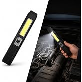 VIVALUXE Gold Silver Şarjlı LED &Ccedil;alışma Lambası, COB + XTE El Feneri, 180&deg; Ayarlanabilir, Manyetik Tabanlı, Type-C Hızlı Şarj