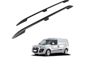 CHROMEMASTER | Barre trasversali da Tetto | Compatibili con Fiat Doblo 2010- Short/SWB; Sono utilizzate per il montaggio di portapacchi, box da tetto o portabiciclette | Costruzione in alluminio