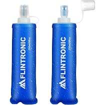 2 Gourdes Souples 500ml - TPU Sans BPA, Pliables, Pour Running, Randonnée, Vélo, Anti-fuite