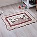Produktbild HL-PYL - Handgemachte Baumwolle Steppdecke Matten Anti-Skid Garten Zimmer Tuch Tür Eintrag Badematte, 40 X 60 cm, SS-D,