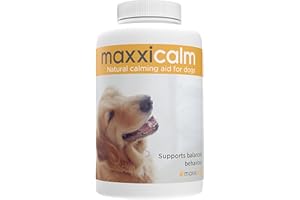 maxxipaws maxxicalm Suplemento Natural Calmante para Perros - 120 Comprimidos sin Sedantes