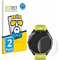 QINOUK Armband Für Garmin Forerunner 265 - Atmungsaktives Silikonband In Hellgrün/Weiß