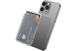 FRTMA Magnetischer Kartenhalter kompatibel mit iPhone 14 Pro Max/14 Pro/14 Plus/14, Mag Safe Wallet für iPhone 13 Pro Max/13 Pro/13/13 Mini/12/12 Pro/12 Pro Max/12 Mini, Weiß