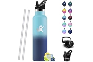 HoneyHolly Botella Termica 750 ML, Termo Sin BPA, Botella de Agua Acero Inoxidable, Aislamiento Al Vacío de Doble Pared, Termo Agua Fria, Cantimplora para Adultos, Deporte, Oficina, Yoga