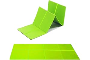 G5 HT SPORT Tappetino Fitness Pieghevole 110x48 cm | Materassino Yoga Antiscivolo e Resistente | Per Allenamenti Indoor e Outdoor, Casa,Palestra,Pilates,Stretching e Functional Training | Verde Lime