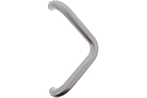 ToniTec Stossgriff Stangengriff Haustür Edelstahl Eckig Türgriff V-Form SYS1, Achsmaß:350mm