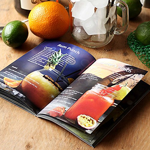 Manhattan Nights Cocktail Geschenk Set mit Rezeptbuch in Holz Geschenkbox – Cocktail – - 8
