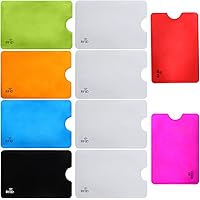 Lot De 9 Porte-cartes RFID ZISONIX - Protection Cartes De Crédit Et D'identité - France