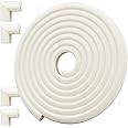 Safety Baby Edge Corner Guards Protector Set, 2.3M/7.5ft Edges Protector + 4 Corner Guards for Kids Foam, Furniture and Tables Child Baby Proof Bumpers, Pre-Taped for Direct Use