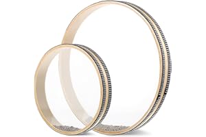 ERINGOGO 2 Stück Wellenperle Handtrommel Meereswellen Sound Drum Sound Healing Percussion Musikinstrument Für Kinder Erwachsene