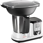 Magefesa Magchef Plus &ndash; White Multifunction Kitchen Robot, 3.3L, 23 Functions, Recipe Book, Spatula, Whisk, Blade Protector,