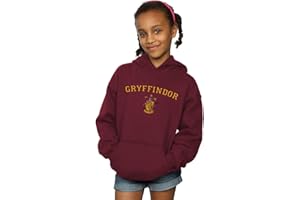ABSOLUTE CULT Harry Potter Girls Gryffindor Crest Hoodie Burgundy 9-11 Years