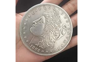 ZQION Enjoyer Jumbo Copper Morgan Dollar (7cm) Monete Trucchi magici Close Up Magic Stage Illusion Coins Gimmick Mago Accessori