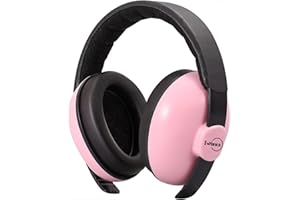 Iwinna Baby Ear Defenders 0-24 Months | Noise Cancelling Earmuffs with NRR 26dB | Hearing Protection for Sleep, Airplane Travel & Autism Sensitivity