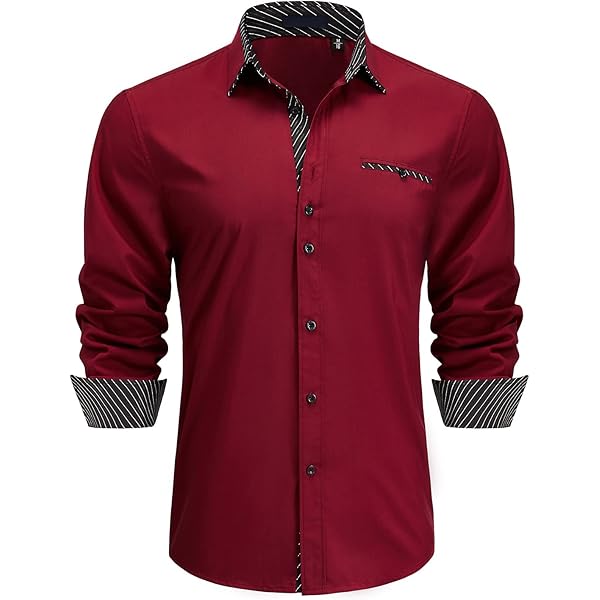 Mannen Overhemden Lange Mouw met Print Slim Fit | - Style Italy