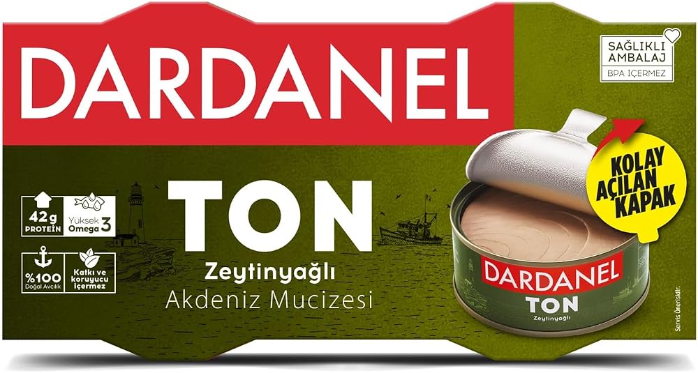 Dardanel Zeytinyağlı Ton Balığı 2x140 gr