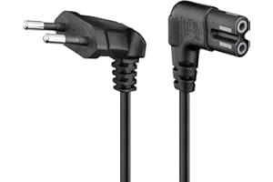 Goobay 56588 Przełączeniowy Kabel Sieciowy, Czarny, 0.5 m