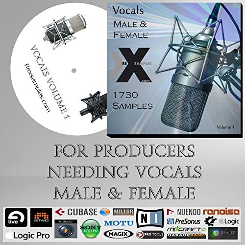 VOCALS Volume 1 - Male &amp; Female Mixed Studio Vocal Acapellas - WAV PACK Samples