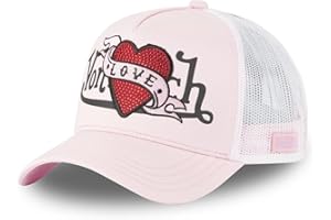 Von Dutch Casquette Homme & Femme, Casquette Trucker Ajustable